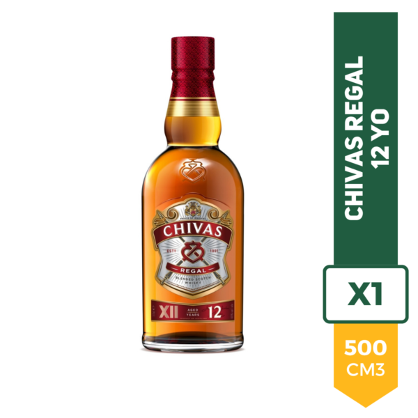 Whisky Chivas Regal 12 años 500ml