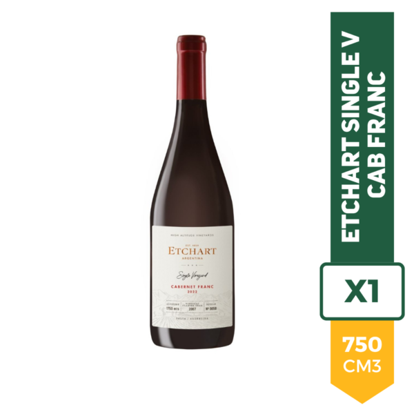 Vino Etchart Single Vineyard Cabernet Franc 750ml