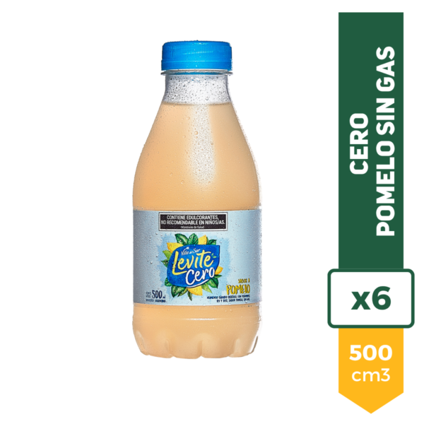Agua Saborizada Levite Villa Del Sur Pomelo 1 Lt x6