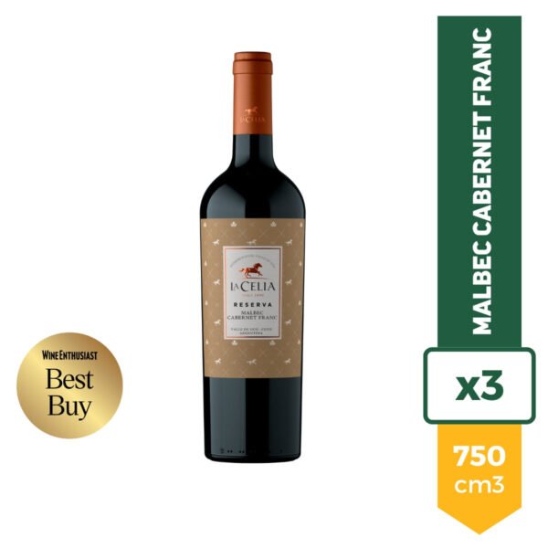 Vino La Celia Reserva Malbec Cabernet Franc 750ml x6