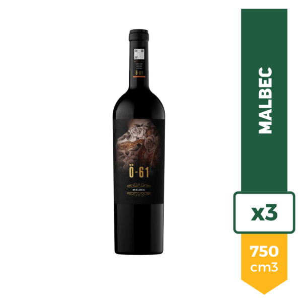 Vino O-61 Malbec 750ml x6