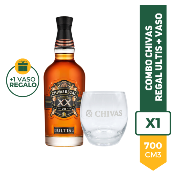 Combo Chivas Regal Ultis + Vaso